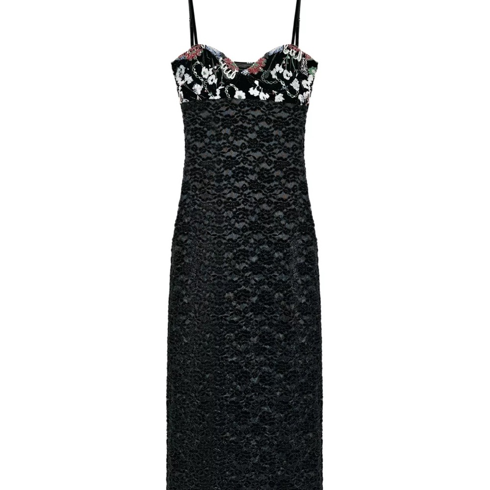 Elegant Black Lace Dress